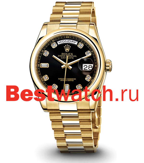 Часы Rolex Day-Date 36 118208d_black