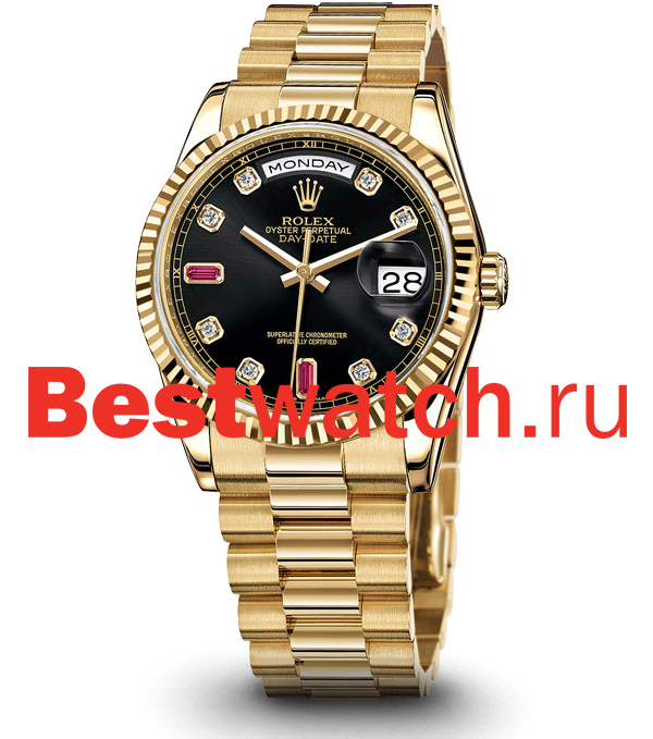 Часы Rolex Day-Date 36 118238_black
