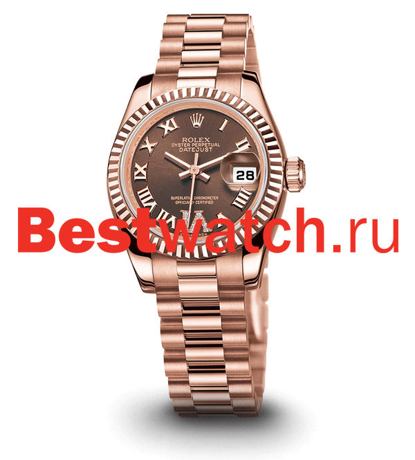 Часы Rolex Datejust 26 179175F_chocolate
