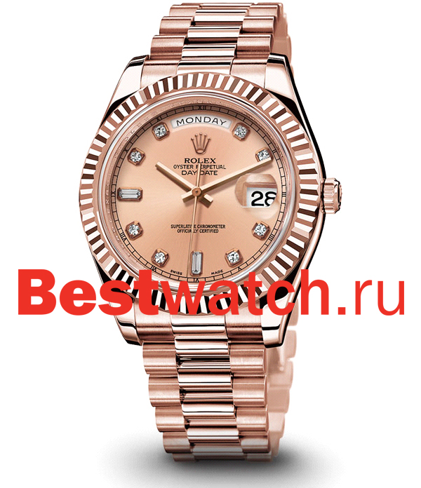 Часы Rolex Day-Date II 41 218235d_pink