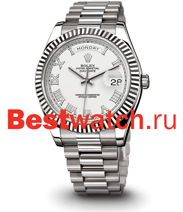Часы Rolex Day-Date II 41 218239_white