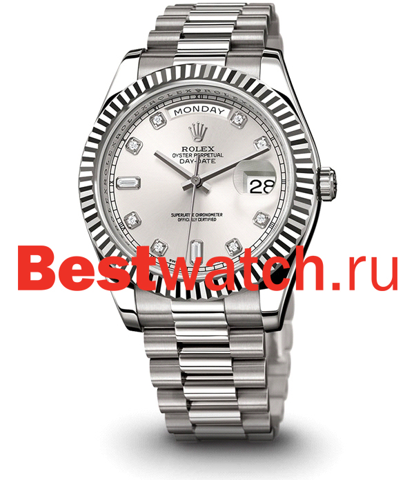 Часы Rolex Day-Date II 41 218239d_silver