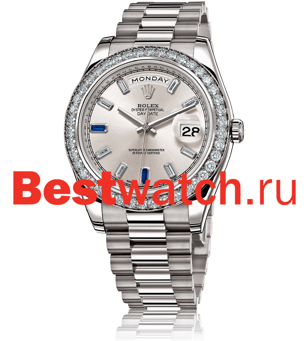 Часы Rolex Day-Date II 41 218349d_silver