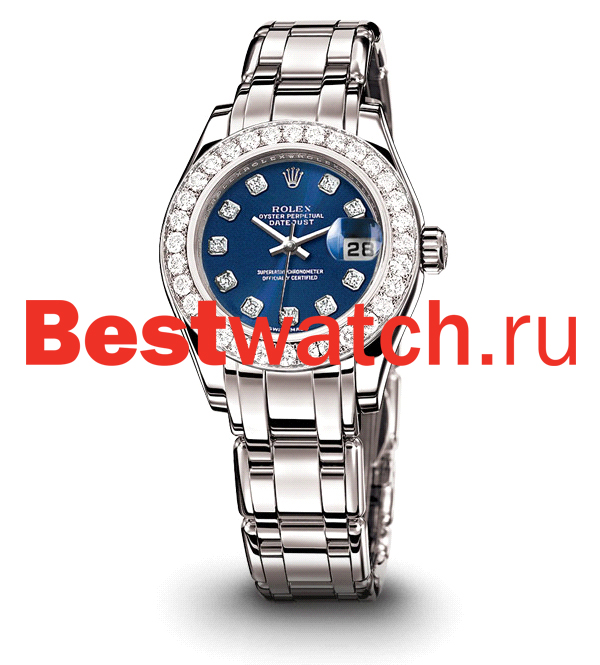 Часы Rolex Pearlmaster 80299d_blue
