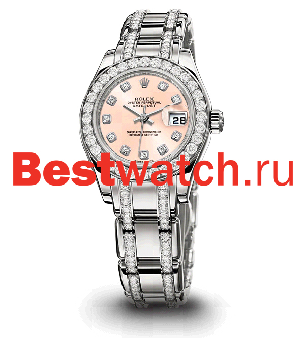 Часы Rolex Pearlmaster 80299d_pink