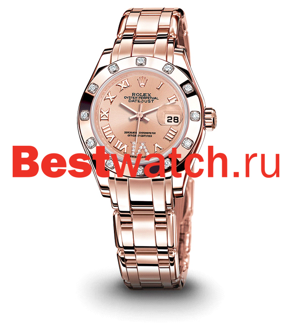 Часы Rolex Pearlmaster 80315d_pink