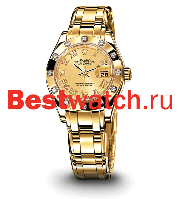 Часы Rolex Pearlmaster 80318d_champagne