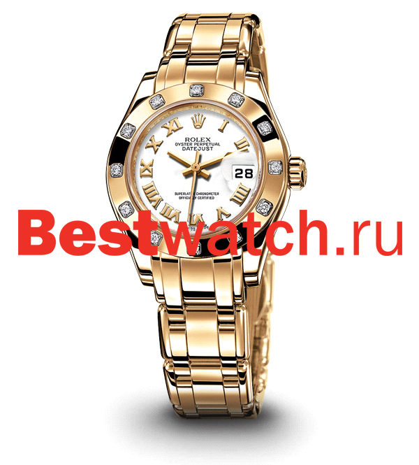 Часы Rolex Pearlmaster 80318d_white