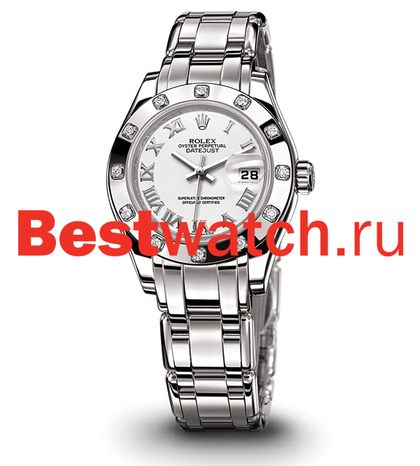 Часы Rolex Pearlmaster 80319d_white