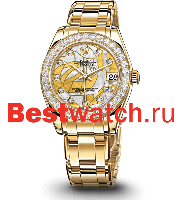 Часы Rolex Pearlmaster 81298d_goldust