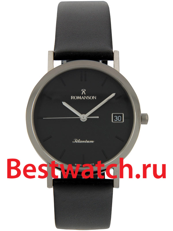Часы Romanson Titanium DL9782SMW(BK)
