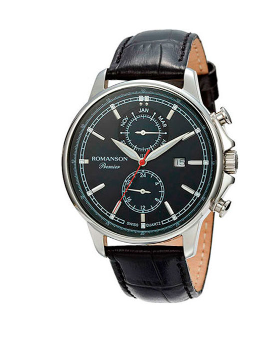 Часы Romanson Premier PB3251FMW(BK)BK