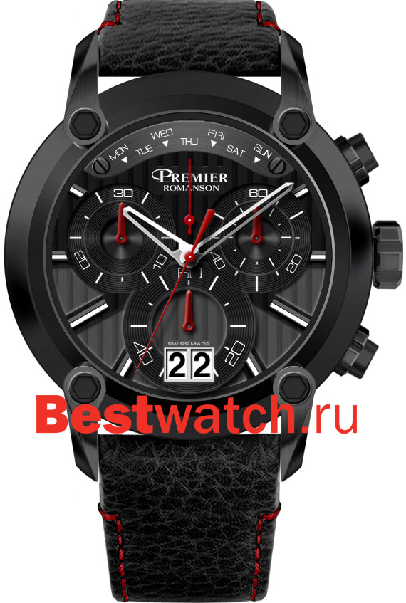 Часы Romanson Premier PL1219HMB(BK)