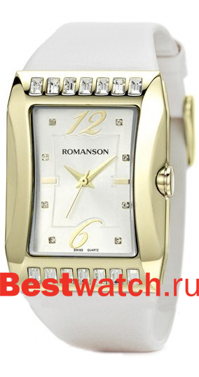 Часы Romanson Lady Jewelry RL0358QLG(WH)