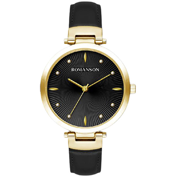 Часы Romanson Leather RL0B12LLG(BK)