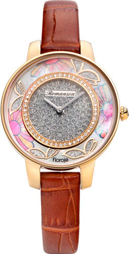 Часы Romanson Floroje RL9A03LLG(WH)