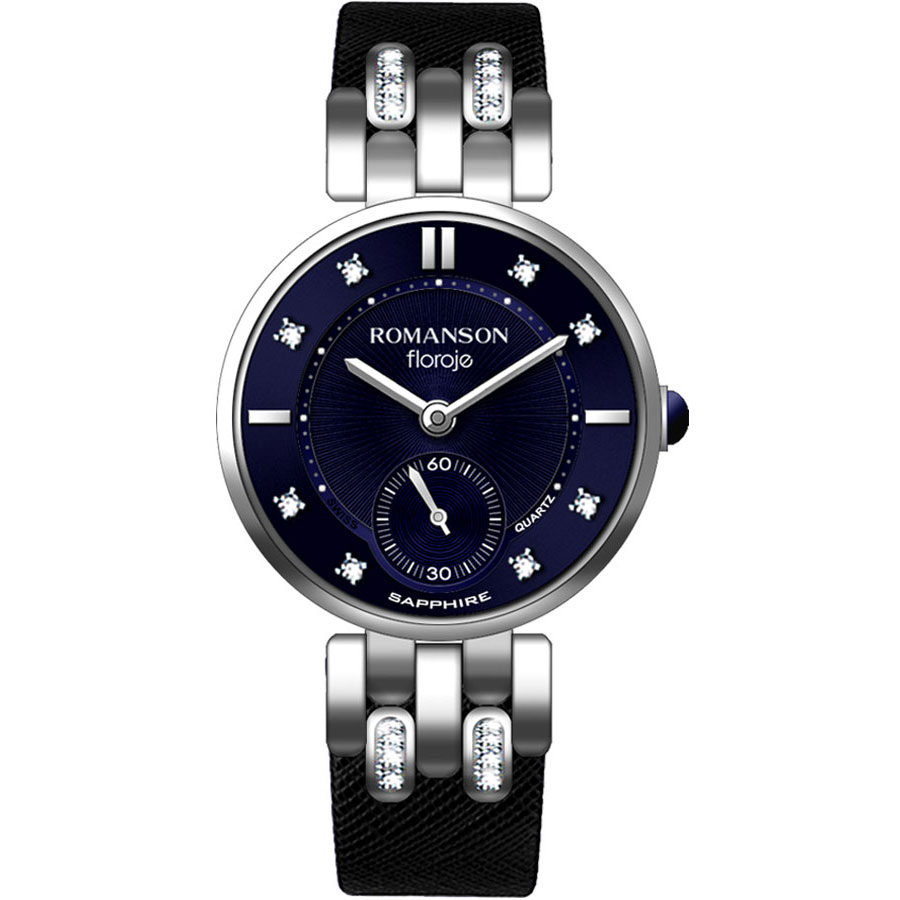 Часы Romanson Floroje RL9A10QLW(BK)