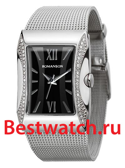 Часы Romanson Lady Jewelry RM0358QLW(BK)