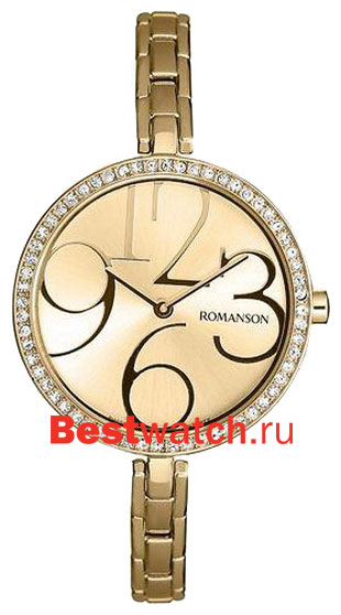 Часы Romanson Lady Jewelry RM7283QLG(GD)