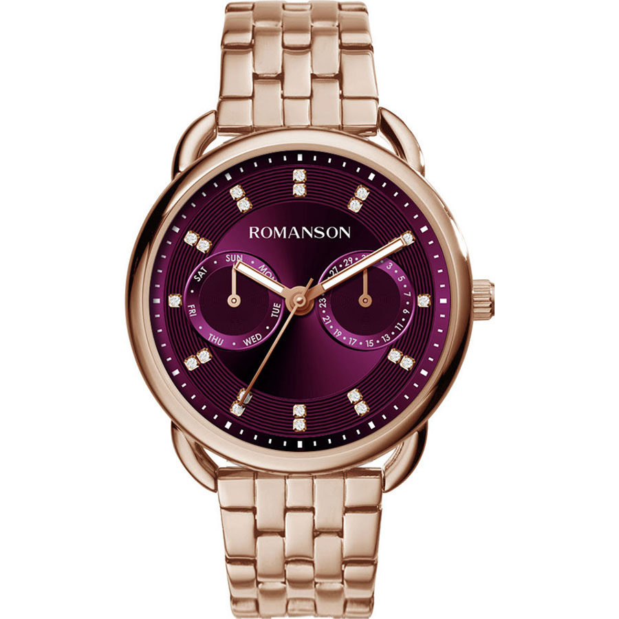 Часы Romanson Giselle RM9A16FLR(WINE)