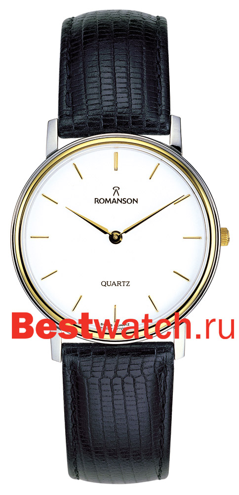 Часы Romanson Leather TL0161SMC(WH)