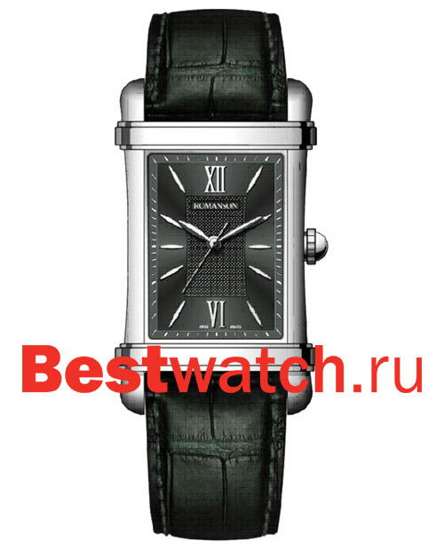 Часы Romanson Leather TL0338MW(BK)