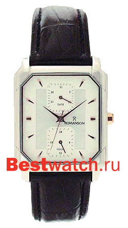 Часы Romanson Leather TL3142SMJ(WH)