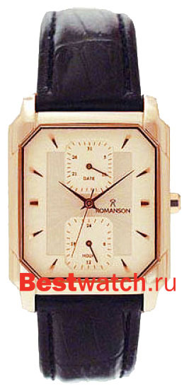 Часы Romanson Leather TL3142SMR(WH)
