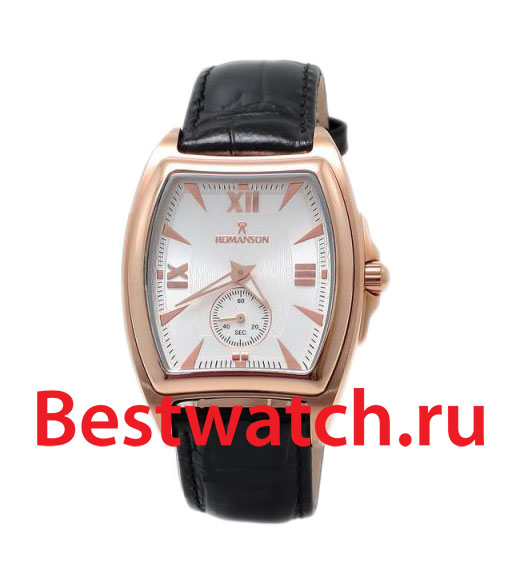 Часы Romanson Leather TL3598SMR(WH)
