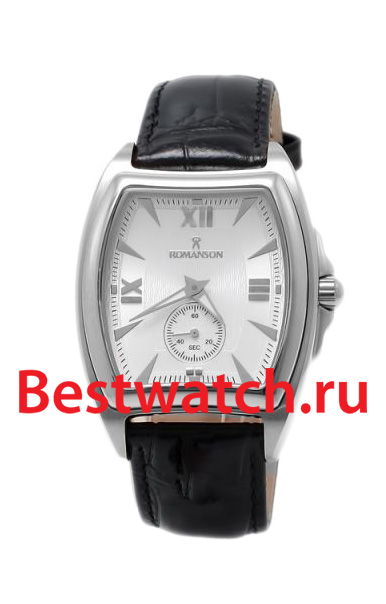 Часы Romanson Leather TL3598SMW(WH)