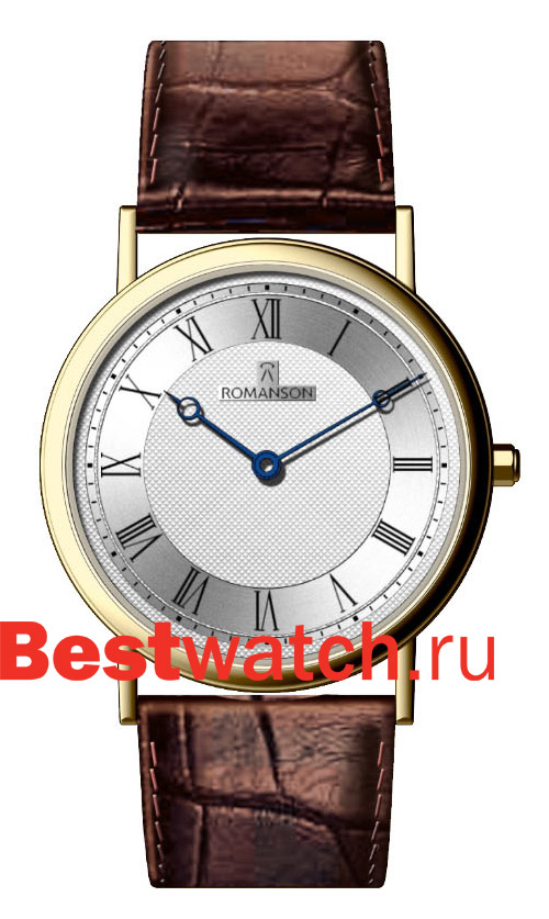 Часы Romanson Leather TL5110SMG(WH)