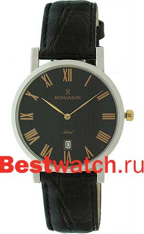 Часы Romanson Leather TL5507NMC(BK)