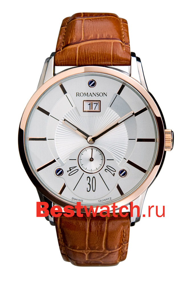 Часы Romanson Leather TL7264SMJ(WH)