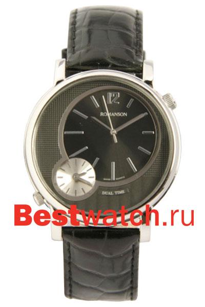 Часы Romanson Leather TL8245MW(BK)