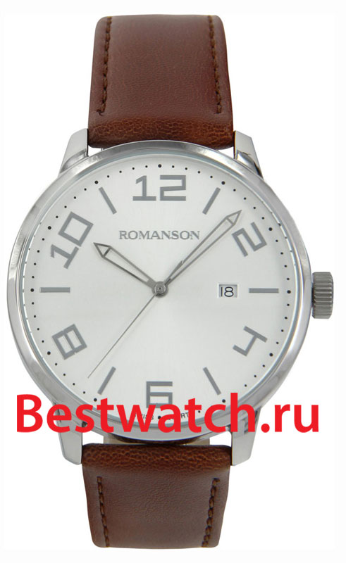 Часы Romanson Leather TL8250BMW(WH)