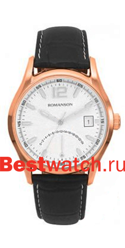 Часы Romanson Leather TL9248MR(WH)