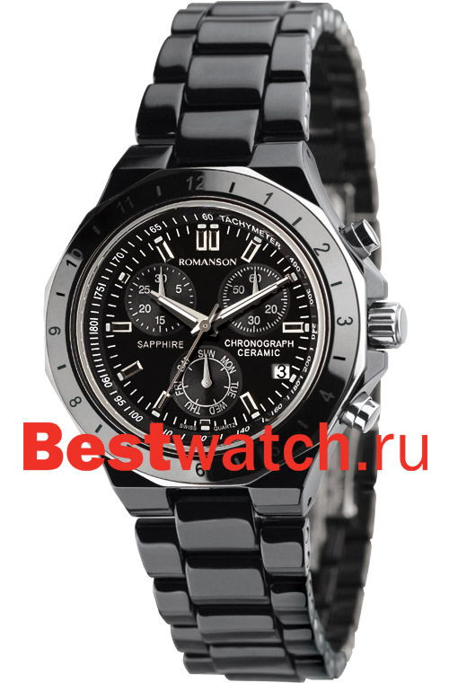 Часы Romanson Ceramic TM1231HLB(BK)