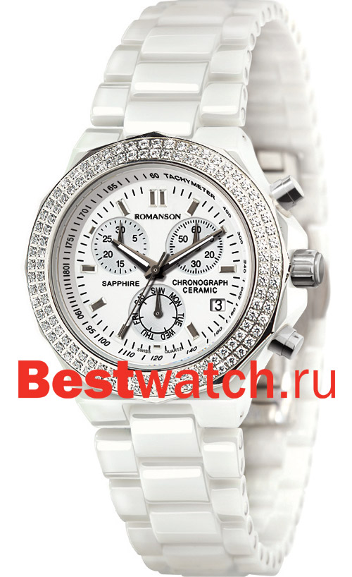 Часы Romanson Ceramic TM1231QLW(WH)