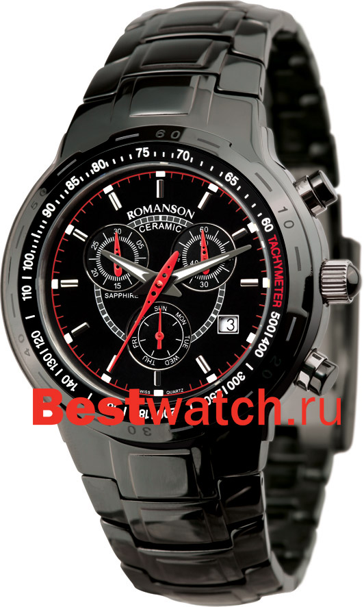 Часы Romanson Ceramic TM1235HMB(BK)