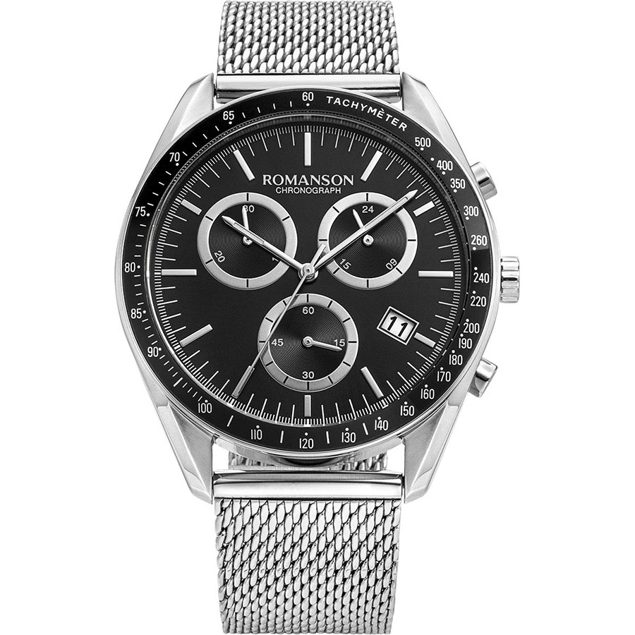 Часы Romanson Adel TM9A21HMW(BK)