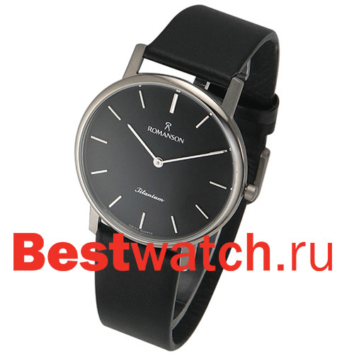 Часы Romanson Titanium UL3578SMW(BK)