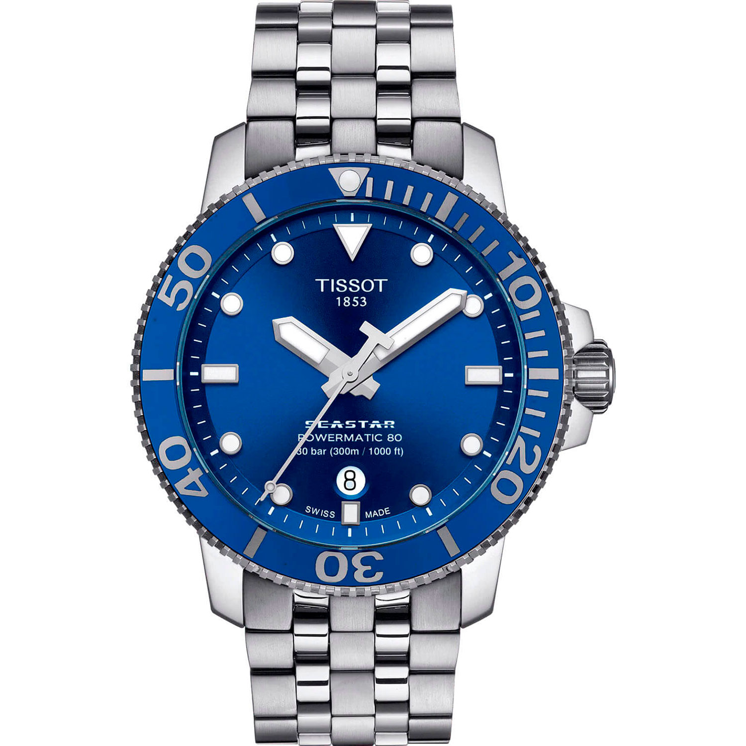 Часы Tissot Seastar 1000 Powermatic 80 T120.407.11.041.00