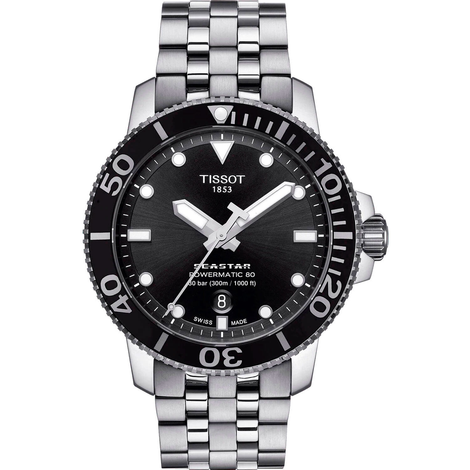 Часы Tissot Seastar 1000 Powermatic 80 T120.407.11.051.00