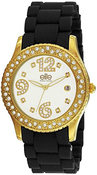 Часы Elite Leather Crystal E52182S-103