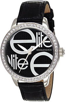 Часы Elite Leather Crystal E52452-203