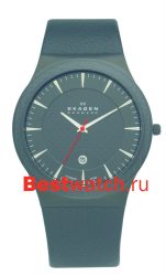 Skagen Leather Titanium 234XXLTBLB