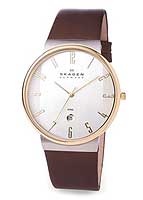Skagen Leather Classic 355XLGLD