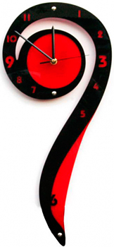 Часы W-Era Plastic cl127red