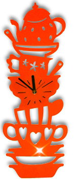 Часы W-Era Plastic cl160orange