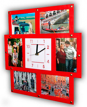 Часы W-Era Photo fr0202red